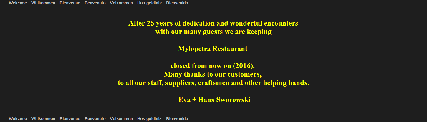 Welcome - Willkommen - Bienvenue - Benvenuto - Velkommen - Hos geldiniz - 	Bienvenido